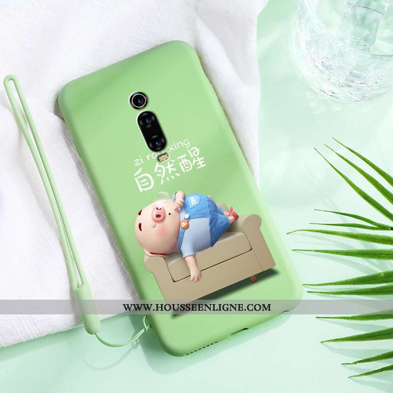 Étui Xiaomi Mi 9t Protection Personnalité Petit Ultra Téléphone Portable Créatif Coque Rose