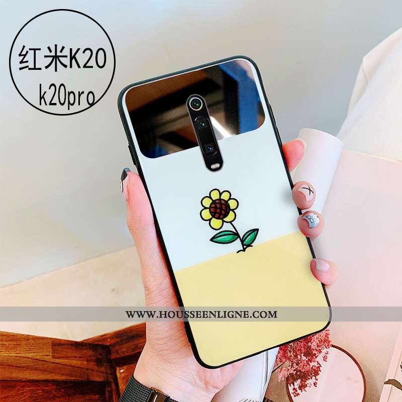 Étui Xiaomi Mi 9t Protection Verre Vert Téléphone Portable Personnalité Maquillage Coque Verte