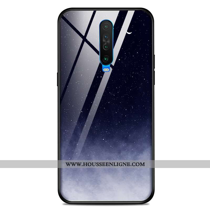 Étui Xiaomi Mi 9t Silicone Protection Bleu Amoureux Dégradé Difficile Rouge