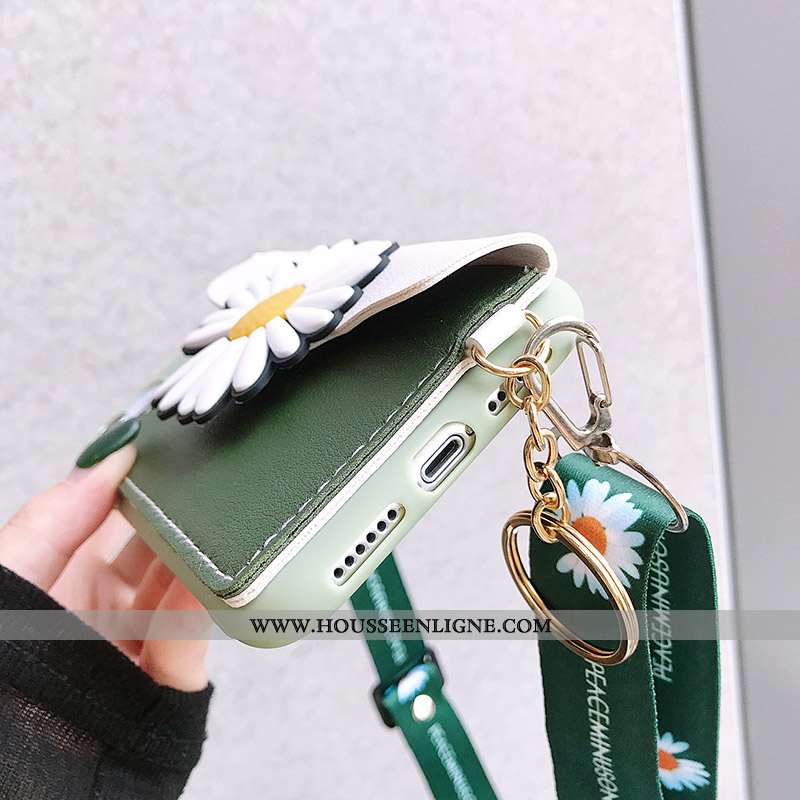 Étui Xiaomi Mi 9t Tendance Silicone Tout Compris Portefeuille Rouge Petite Marguerite Petit Jaune