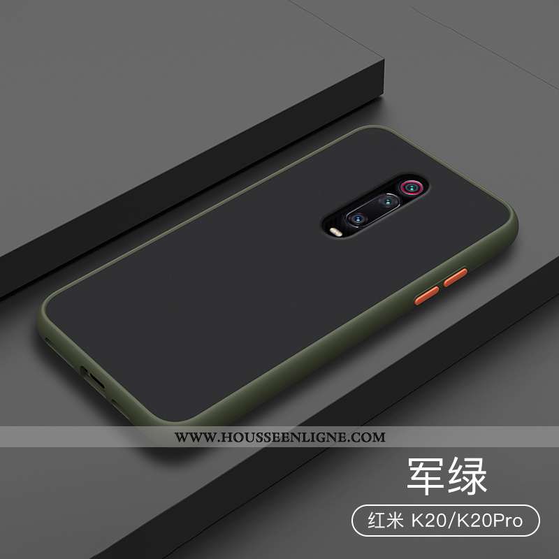 Étui Xiaomi Mi 9t Transparent Délavé En Daim Silicone Incassable Petit Protection Bleu Foncé