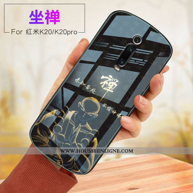 Étui Xiaomi Mi 9t Verre Fluide Doux Violet Rouge Incassable Coque