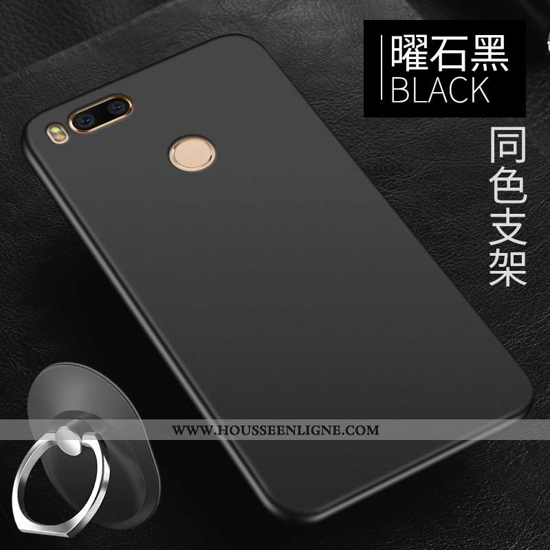 Étui Xiaomi Mi A1 Délavé En Daim Personnalité Légère Rouge Tout Compris Téléphone Portable
