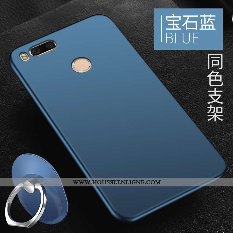 Étui Xiaomi Mi A1 Délavé En Daim Personnalité Légère Rouge Tout Compris Téléphone Portable