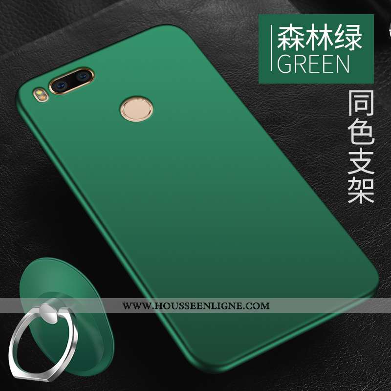 Étui Xiaomi Mi A1 Délavé En Daim Personnalité Légère Rouge Tout Compris Téléphone Portable