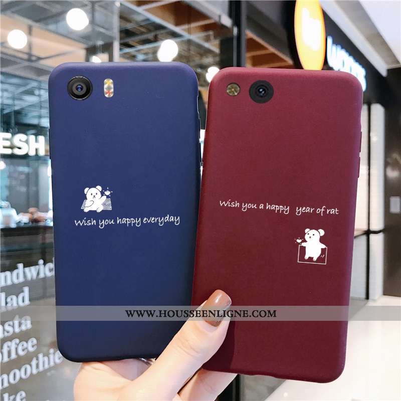 Étui Xiaomi Mi A1 Mode Protection Vin Rouge Coque Fluide Doux Silicone Ornements Suspendus Bordeaux