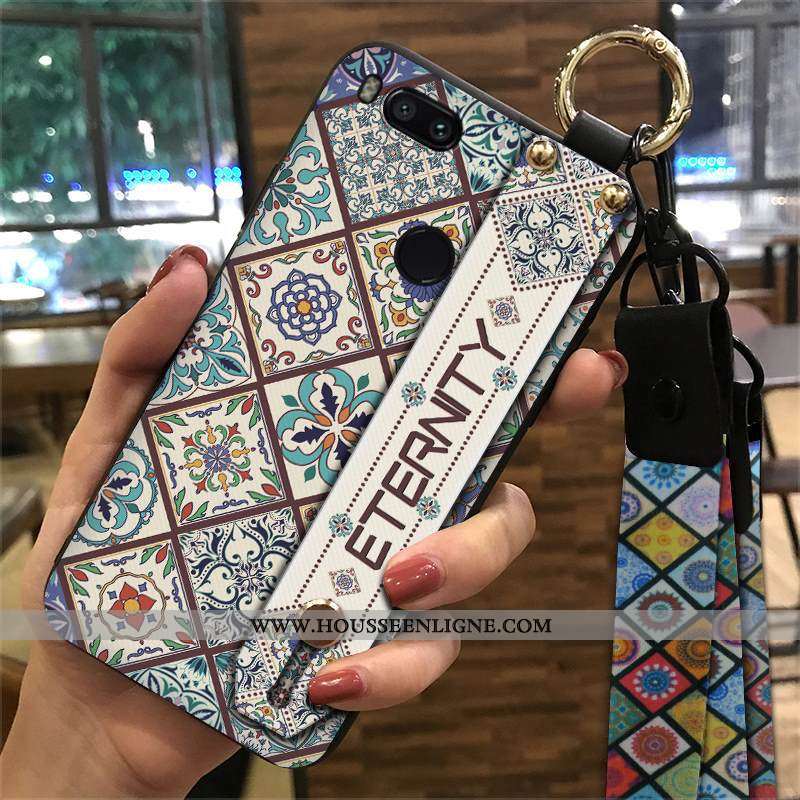 Étui Xiaomi Mi A1 Protection Ornements Suspendus Rouge Vent Fluide Doux Petit Tendance