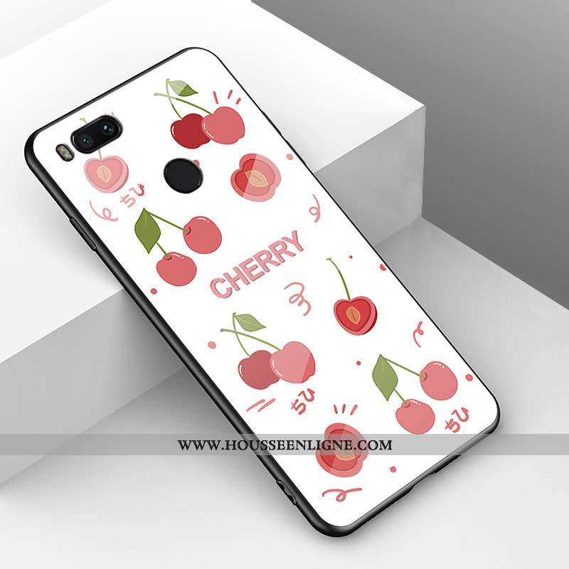 Étui Xiaomi Mi A1 Tendance Fluide Doux Mode Simple Petit Dessin Animé Net Rouge