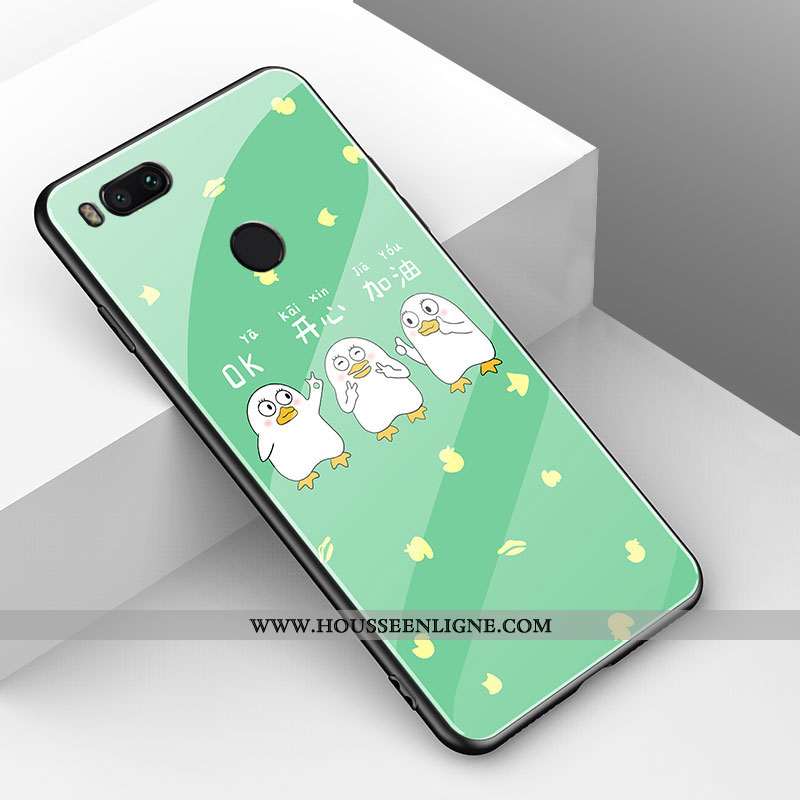Étui Xiaomi Mi A1 Tendance Fluide Doux Mode Simple Petit Dessin Animé Net Rouge