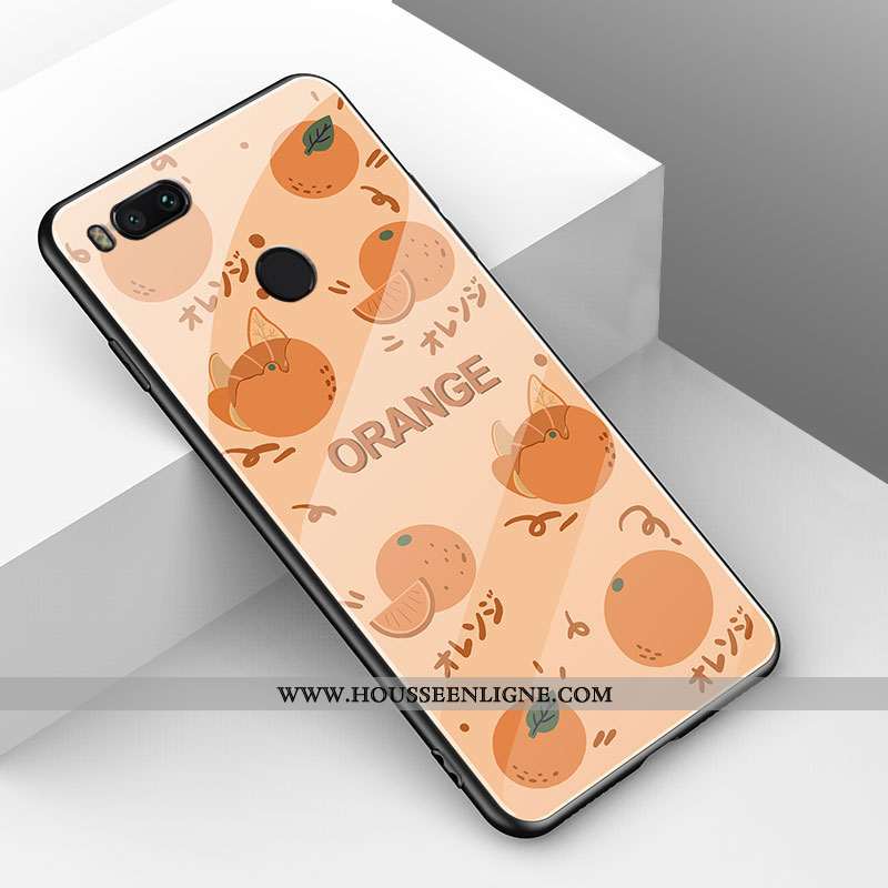 Étui Xiaomi Mi A1 Tendance Fluide Doux Mode Simple Petit Dessin Animé Net Rouge