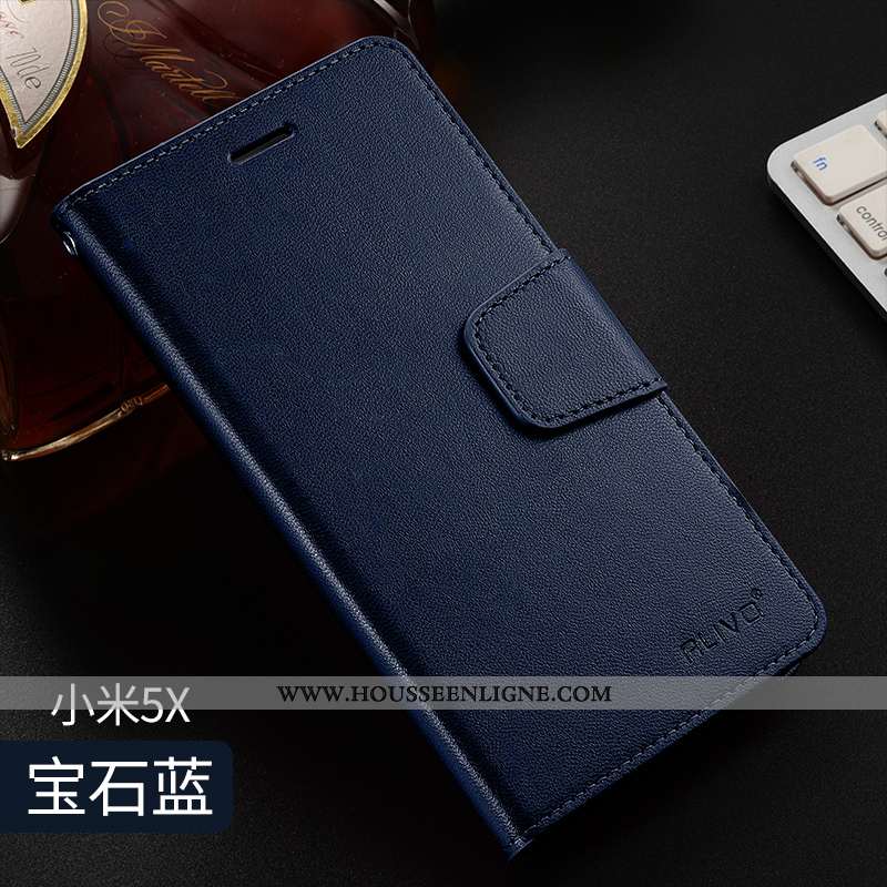 Étui Xiaomi Mi A1 Ultra Légère Fluide Doux Protection Rose Cuir Incassable