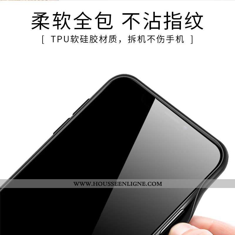 Étui Xiaomi Mi A2 Créatif Dessin Animé Noir Modèle Simple Tendance Téléphone Portable