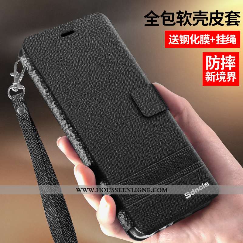 Étui Xiaomi Mi A2 Cuir Protection Jeunesse Clamshell Coque Téléphone Portable Marron