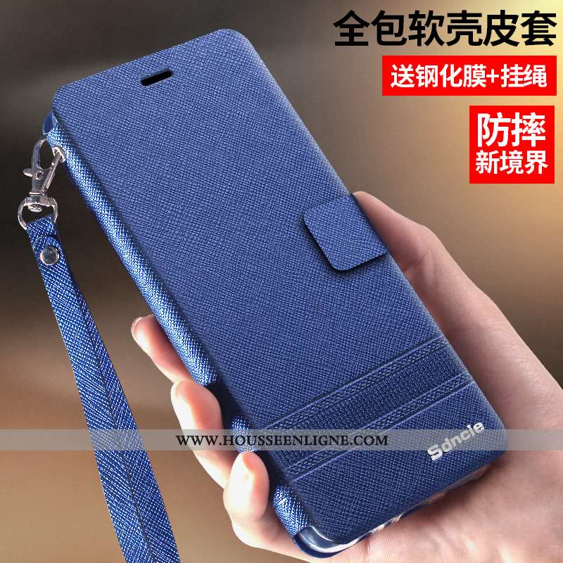 Étui Xiaomi Mi A2 Cuir Protection Jeunesse Clamshell Coque Téléphone Portable Marron