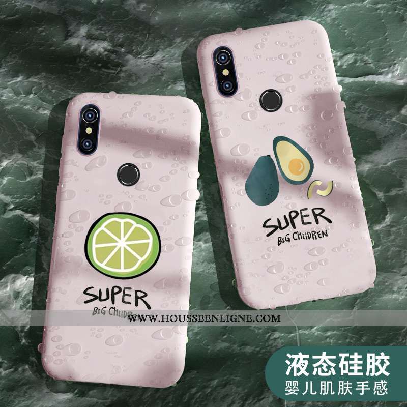 Étui Xiaomi Mi A2 Délavé En Daim Personnalité Petit Coque Tempérer Créatif Verte
