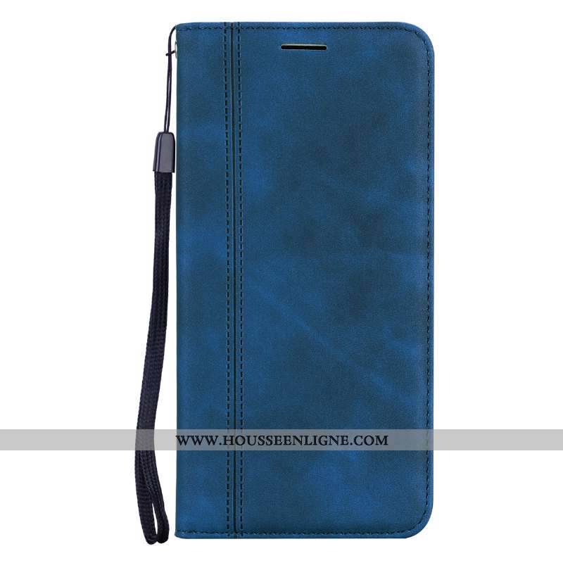 Étui Xiaomi Mi A2 Lite Cuir Délavé En Daim Business Incassable Vert Petit Téléphone Portable Verte