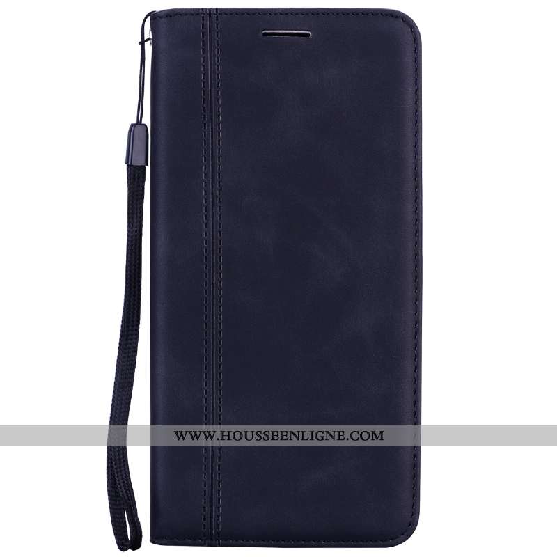 Étui Xiaomi Mi A2 Lite Cuir Délavé En Daim Business Incassable Vert Petit Téléphone Portable Verte
