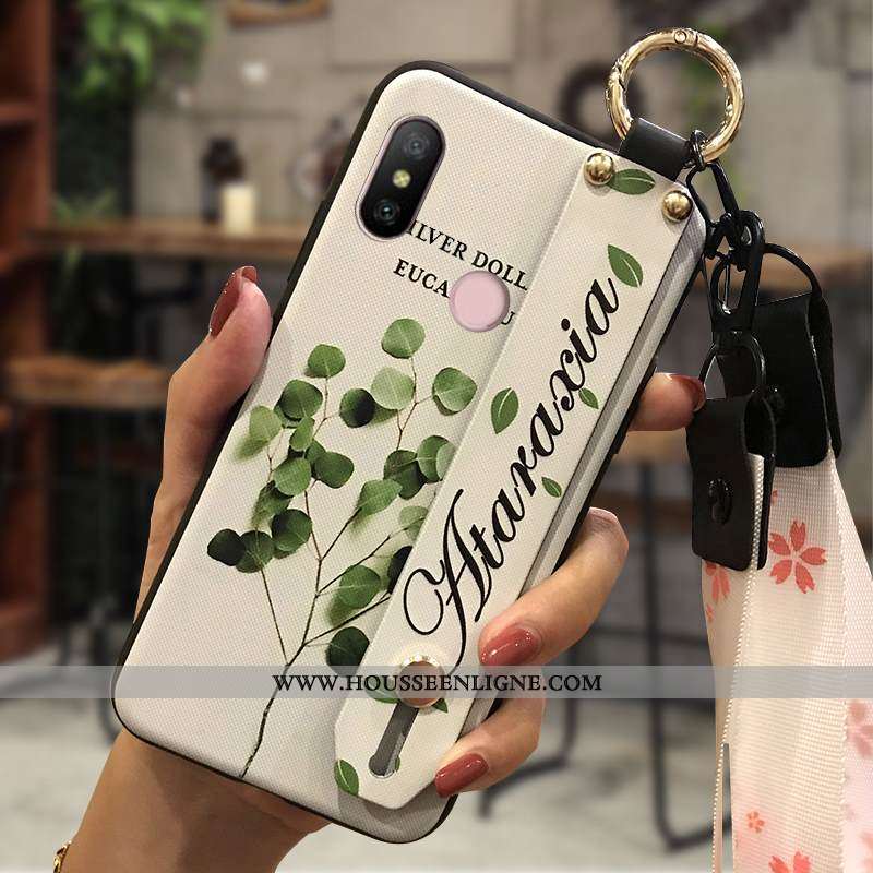 Étui Xiaomi Mi A2 Lite Fluide Doux Protection Téléphone Portable Ornements Suspendus Chaud Petit Jau