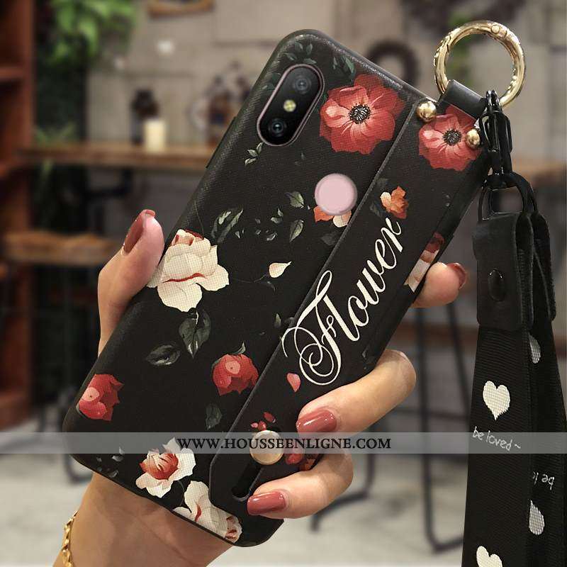 Étui Xiaomi Mi A2 Lite Fluide Doux Protection Téléphone Portable Ornements Suspendus Chaud Petit Jau