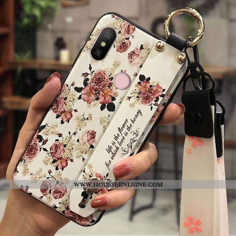 Étui Xiaomi Mi A2 Lite Fluide Doux Protection Téléphone Portable Ornements Suspendus Chaud Petit Jau