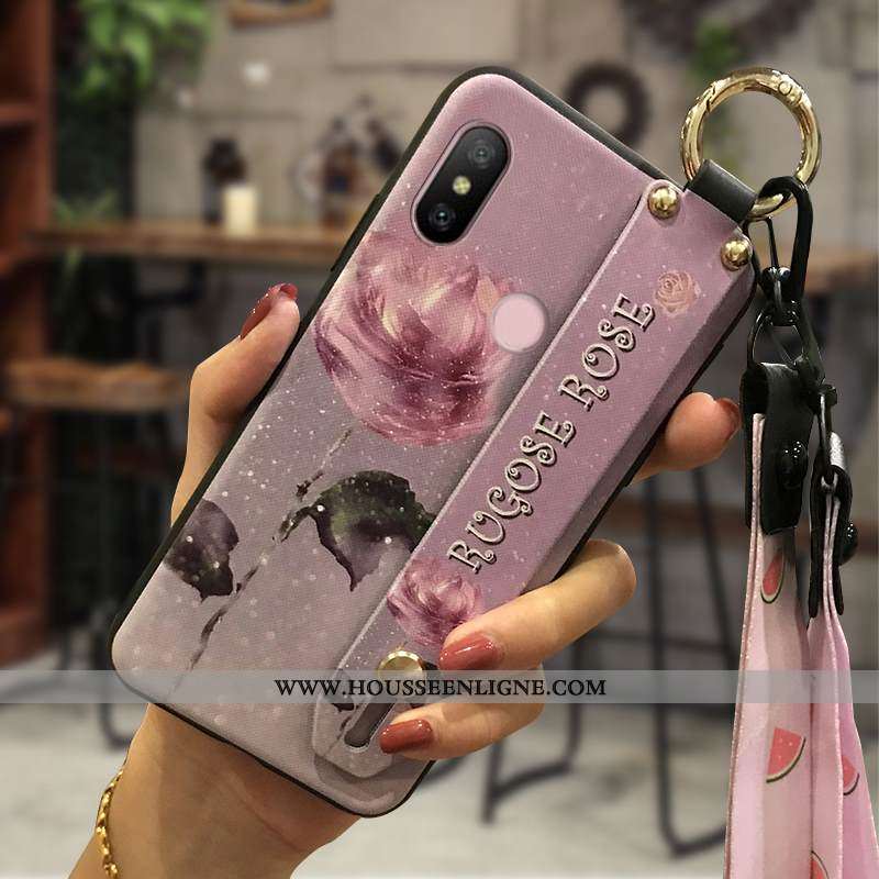 Étui Xiaomi Mi A2 Lite Fluide Doux Protection Téléphone Portable Ornements Suspendus Chaud Petit Jau