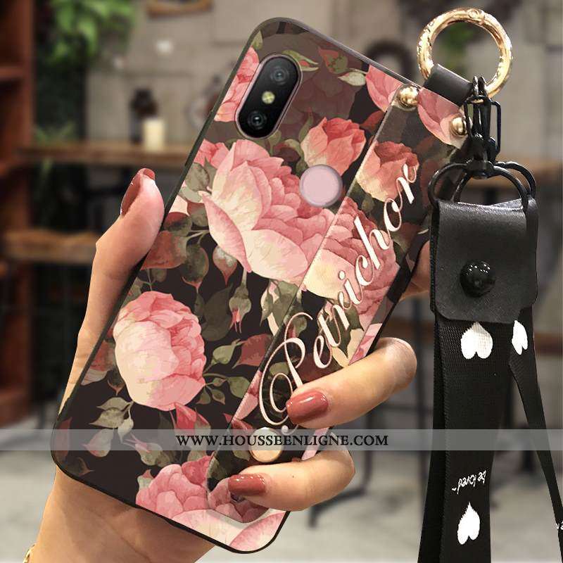 Étui Xiaomi Mi A2 Lite Fluide Doux Protection Téléphone Portable Ornements Suspendus Chaud Petit Jau