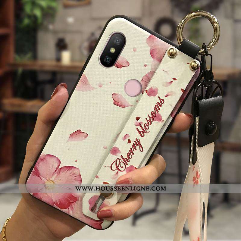 Étui Xiaomi Mi A2 Lite Fluide Doux Protection Téléphone Portable Ornements Suspendus Chaud Petit Jau