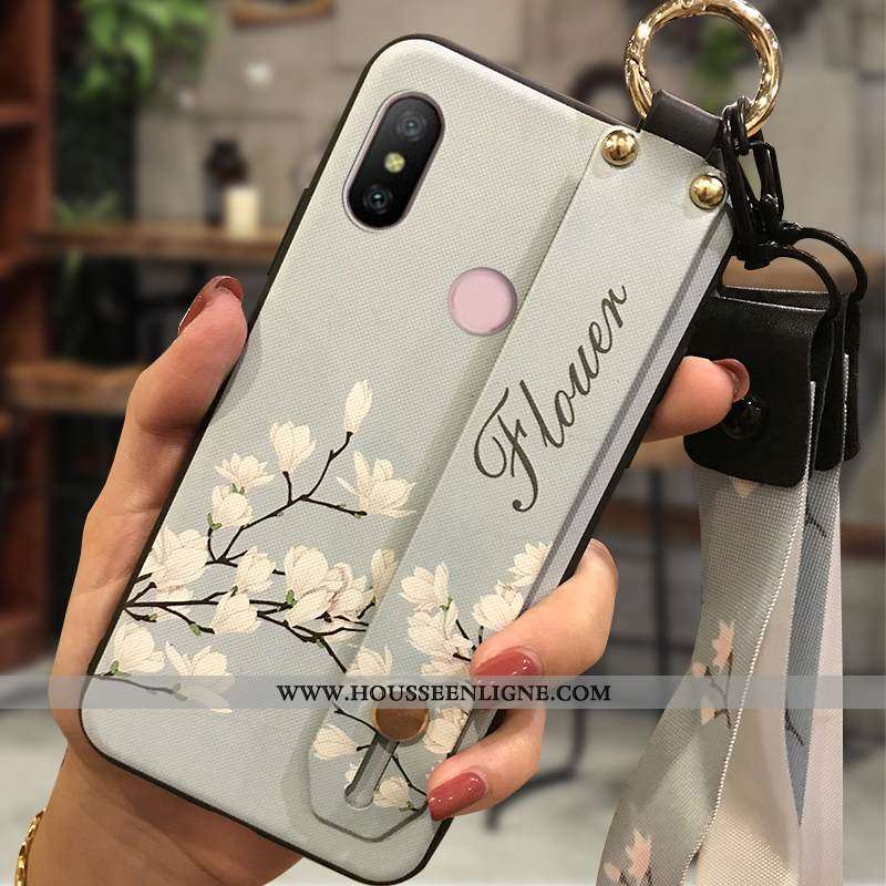 Étui Xiaomi Mi A2 Lite Fluide Doux Protection Téléphone Portable Ornements Suspendus Chaud Petit Jau