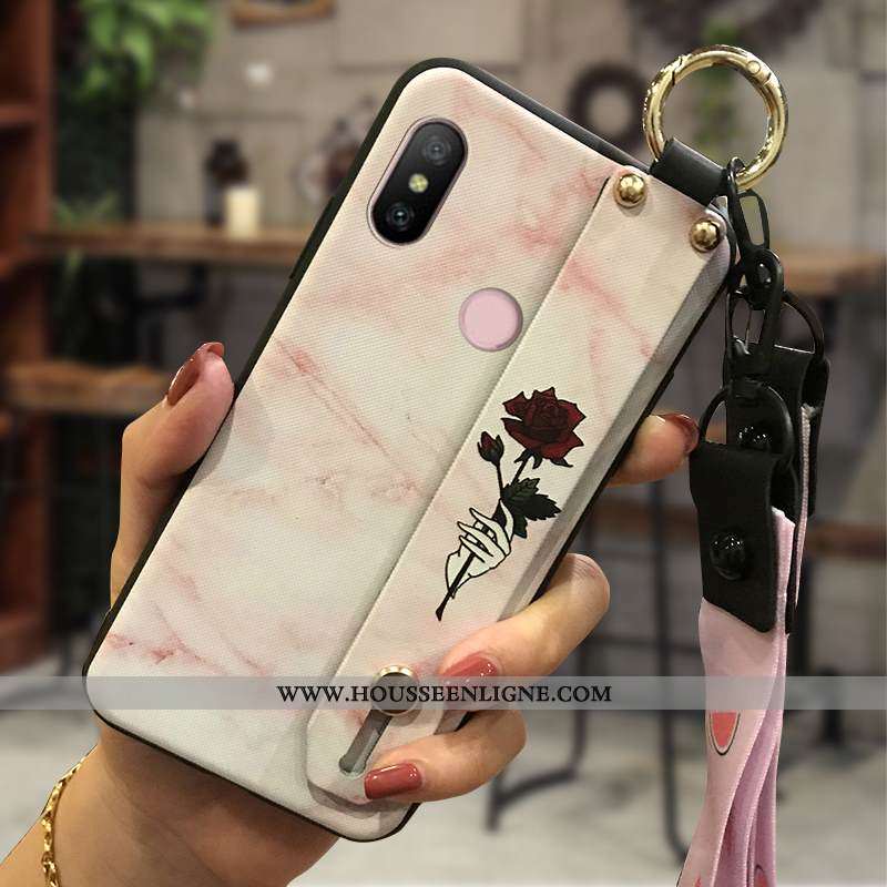 Étui Xiaomi Mi A2 Lite Fluide Doux Protection Téléphone Portable Ornements Suspendus Chaud Petit Jau