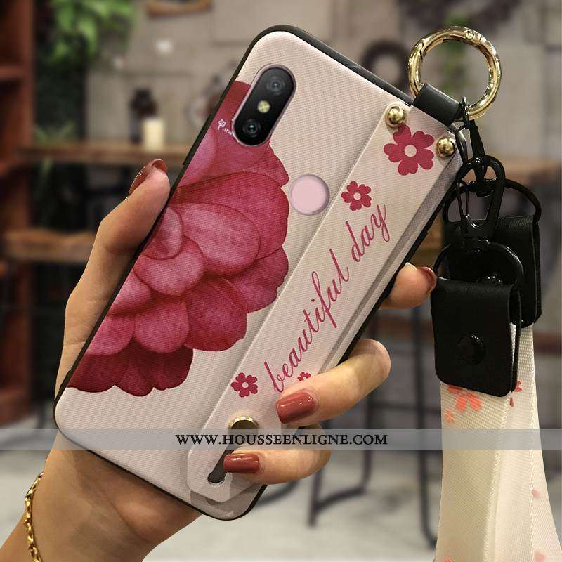Étui Xiaomi Mi A2 Lite Fluide Doux Protection Téléphone Portable Ornements Suspendus Chaud Petit Jau