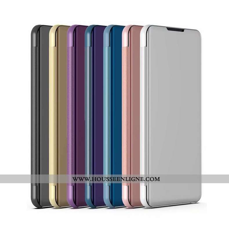 Étui Xiaomi Mi A2 Lite Housse Petit Placage Rouge Coque Argent Support