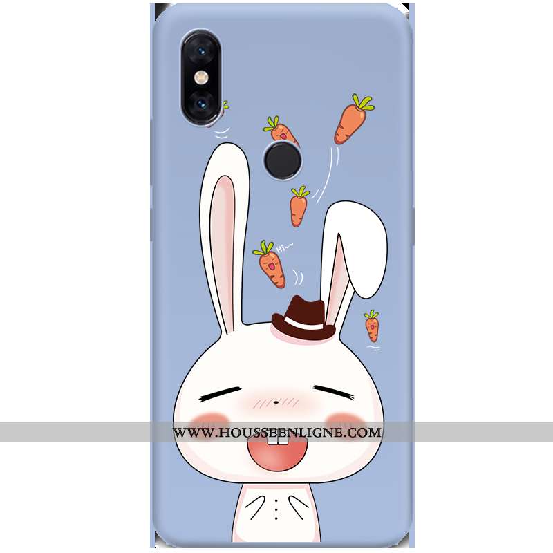 Étui Xiaomi Mi A2 Lite Légère Fluide Doux Amoureux Téléphone Portable Petit Vert Incassable Bleu