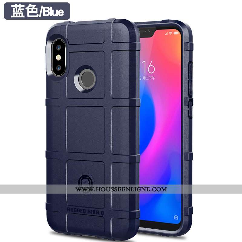 Étui Xiaomi Mi A2 Lite Protection Luxe Tout Compris Tendance Silicone Trois Défenses Ballon Marron