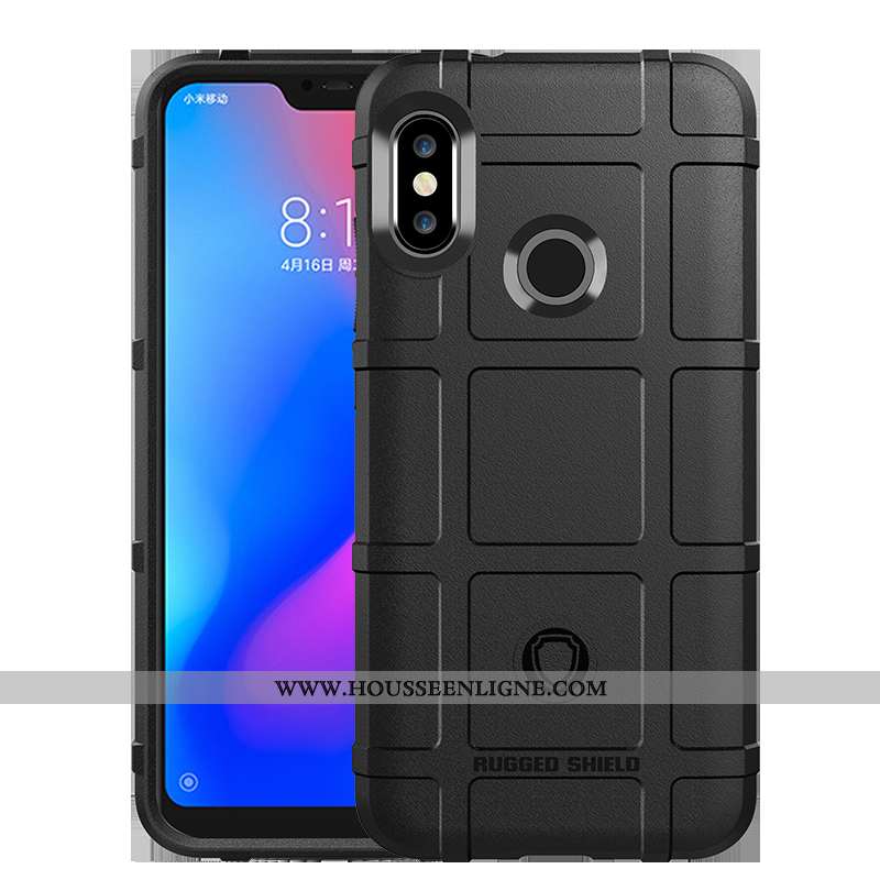 Étui Xiaomi Mi A2 Lite Protection Luxe Tout Compris Tendance Silicone Trois Défenses Ballon Marron