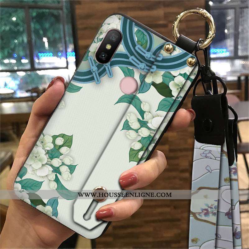 Étui Xiaomi Mi A2 Lite Protection Ornements Suspendus Petit Palais Vent Téléphone Portable Coque Ver