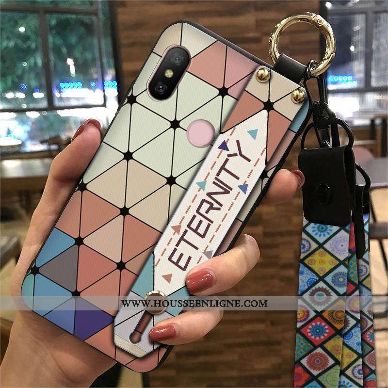 Étui Xiaomi Mi A2 Lite Protection Ornements Suspendus Petit Palais Vent Téléphone Portable Coque Ver