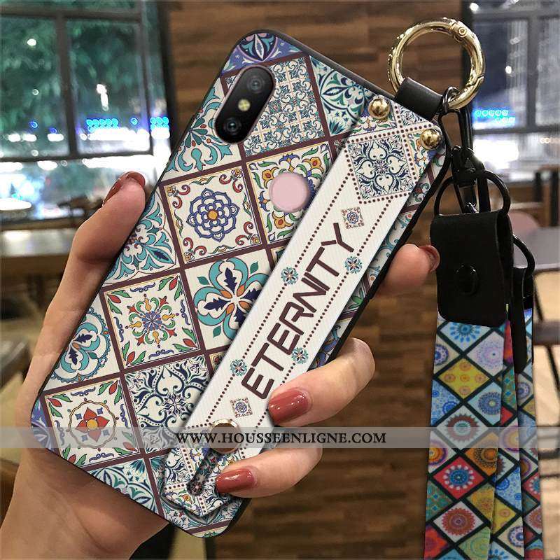 Étui Xiaomi Mi A2 Lite Protection Ornements Suspendus Petit Palais Vent Téléphone Portable Coque Ver