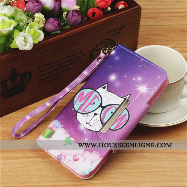 Étui Xiaomi Mi A2 Lite Silicone Incassable Housse Coque Petit Téléphone Portable Violet