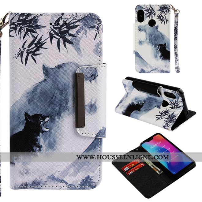 Étui Xiaomi Mi A2 Lite Silicone Incassable Housse Coque Petit Téléphone Portable Violet