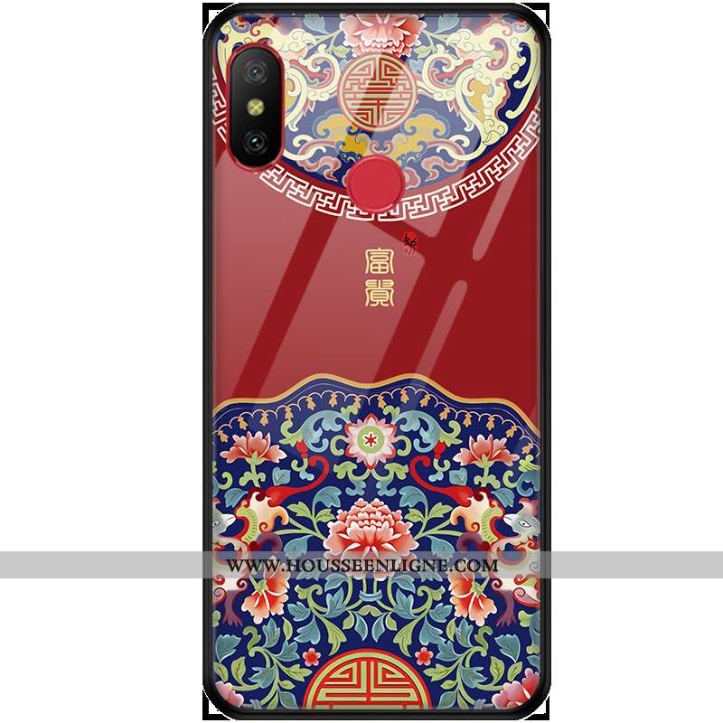 Étui Xiaomi Mi A2 Lite Silicone Protection Tout Compris Téléphone Portable Bleu Nouveau Verre