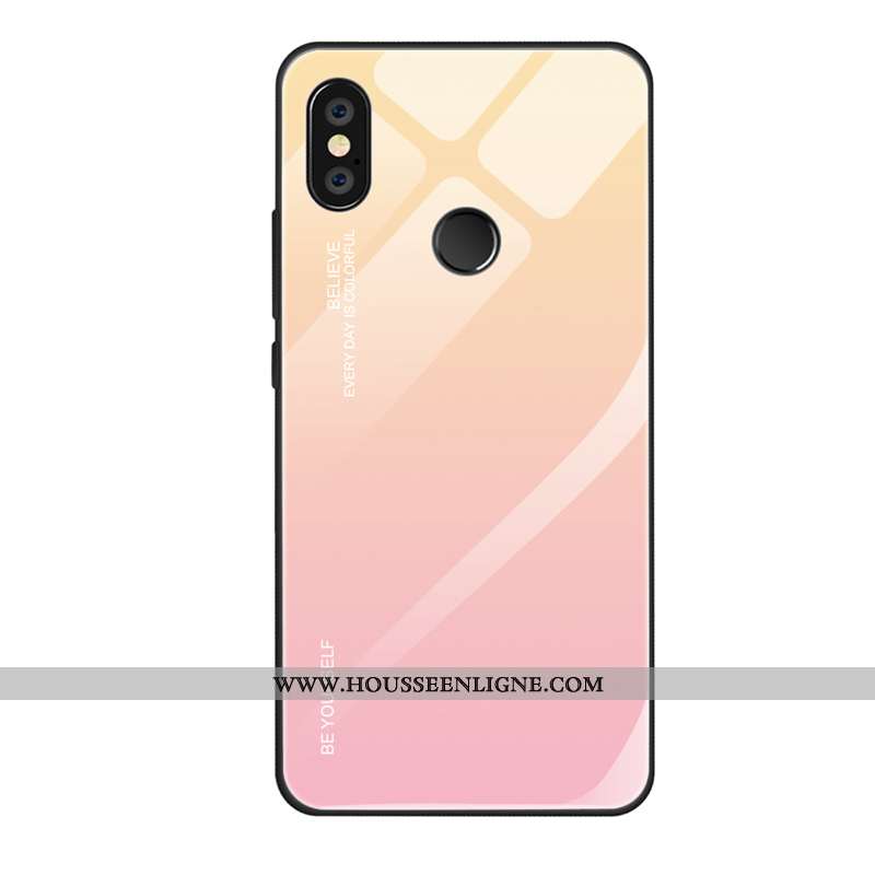 Étui Xiaomi Mi A2 Lite Tendance Fluide Doux Personnalité Rouge Créatif Tout Compris Délavé En Daim
