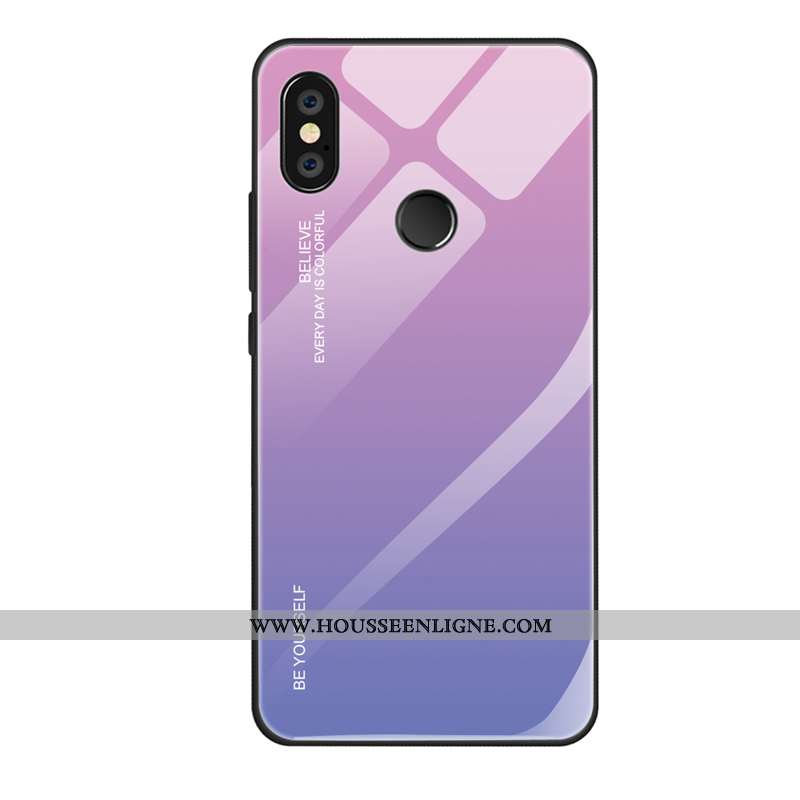 Étui Xiaomi Mi A2 Lite Tendance Fluide Doux Personnalité Rouge Créatif Tout Compris Délavé En Daim