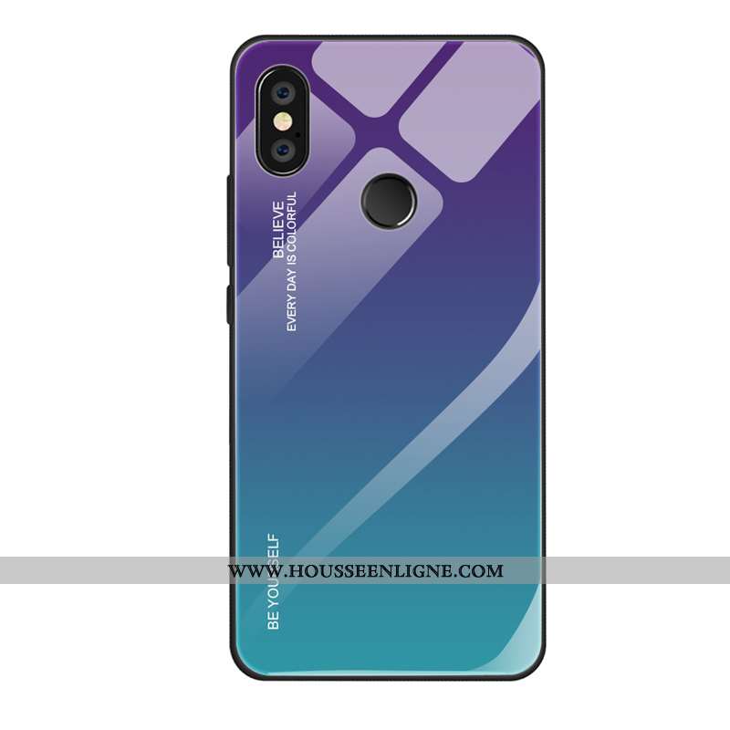 Étui Xiaomi Mi A2 Lite Tendance Fluide Doux Personnalité Rouge Créatif Tout Compris Délavé En Daim
