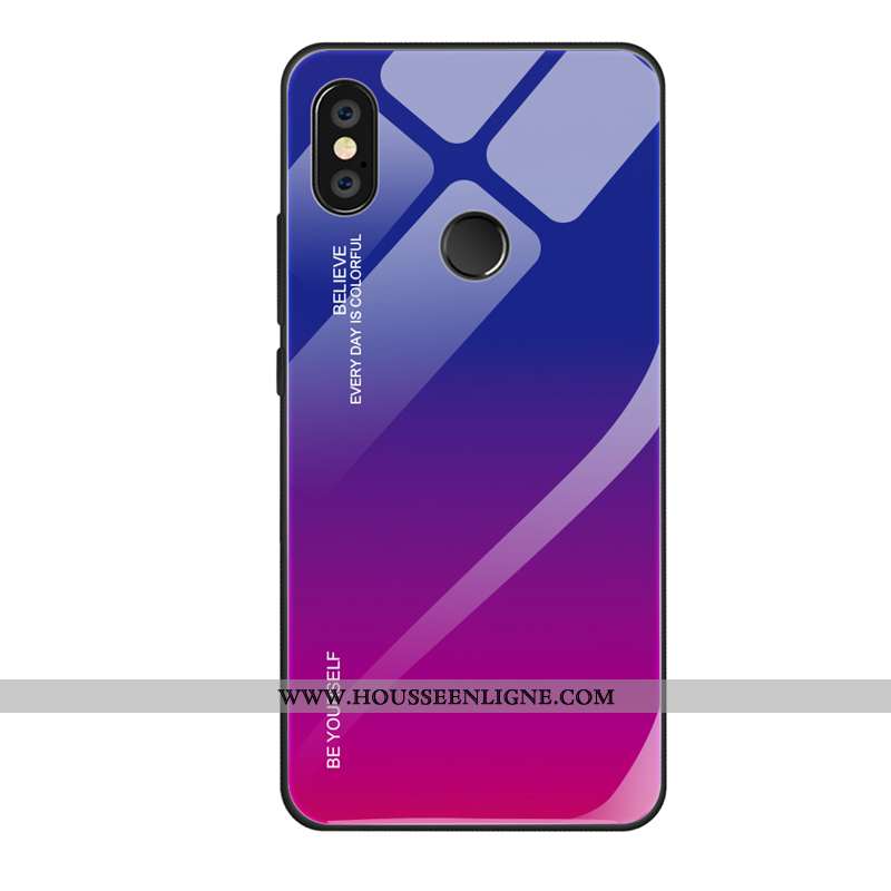Étui Xiaomi Mi A2 Lite Tendance Fluide Doux Personnalité Rouge Créatif Tout Compris Délavé En Daim