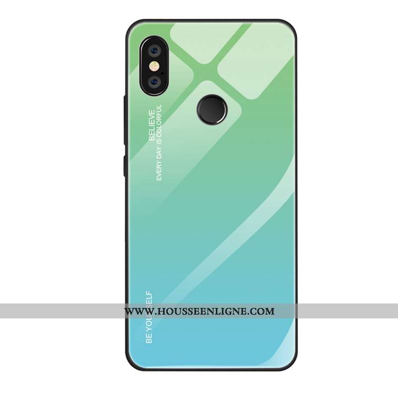 Étui Xiaomi Mi A2 Lite Tendance Fluide Doux Personnalité Rouge Créatif Tout Compris Délavé En Daim