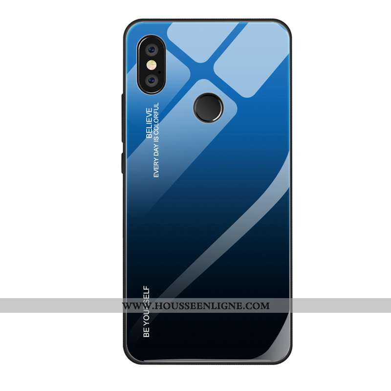 Étui Xiaomi Mi A2 Lite Tendance Fluide Doux Personnalité Rouge Créatif Tout Compris Délavé En Daim