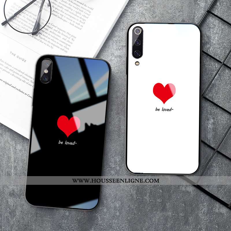 Étui Xiaomi Mi A2 Personnalité Créatif Amoureux Blanc Cœur Coque Blanche