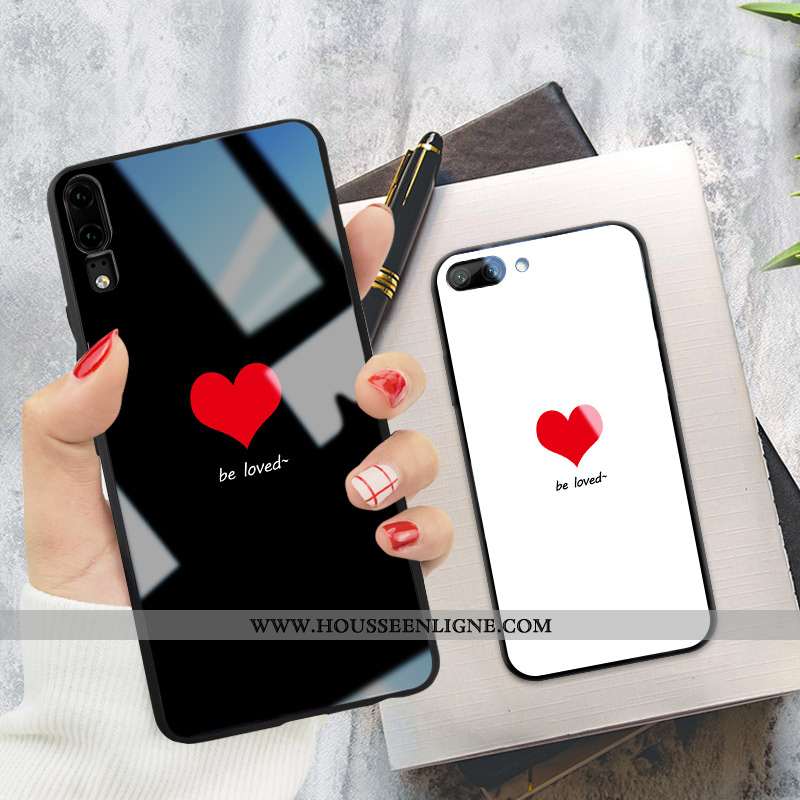 Étui Xiaomi Mi A2 Personnalité Créatif Amoureux Blanc Cœur Coque Blanche