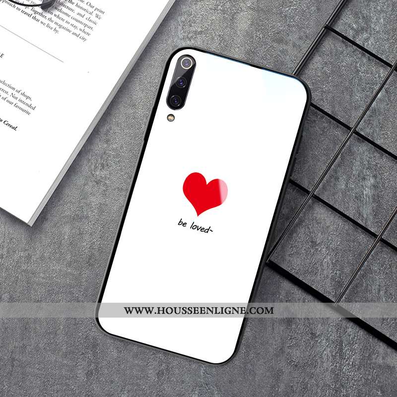 Étui Xiaomi Mi A2 Personnalité Créatif Amoureux Blanc Cœur Coque Blanche