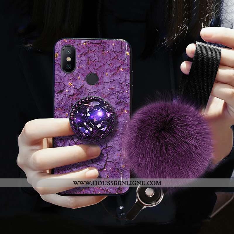 Étui Xiaomi Mi A2 Personnalité Créatif Tendance Petit Coque Tout Compris Vert Verte